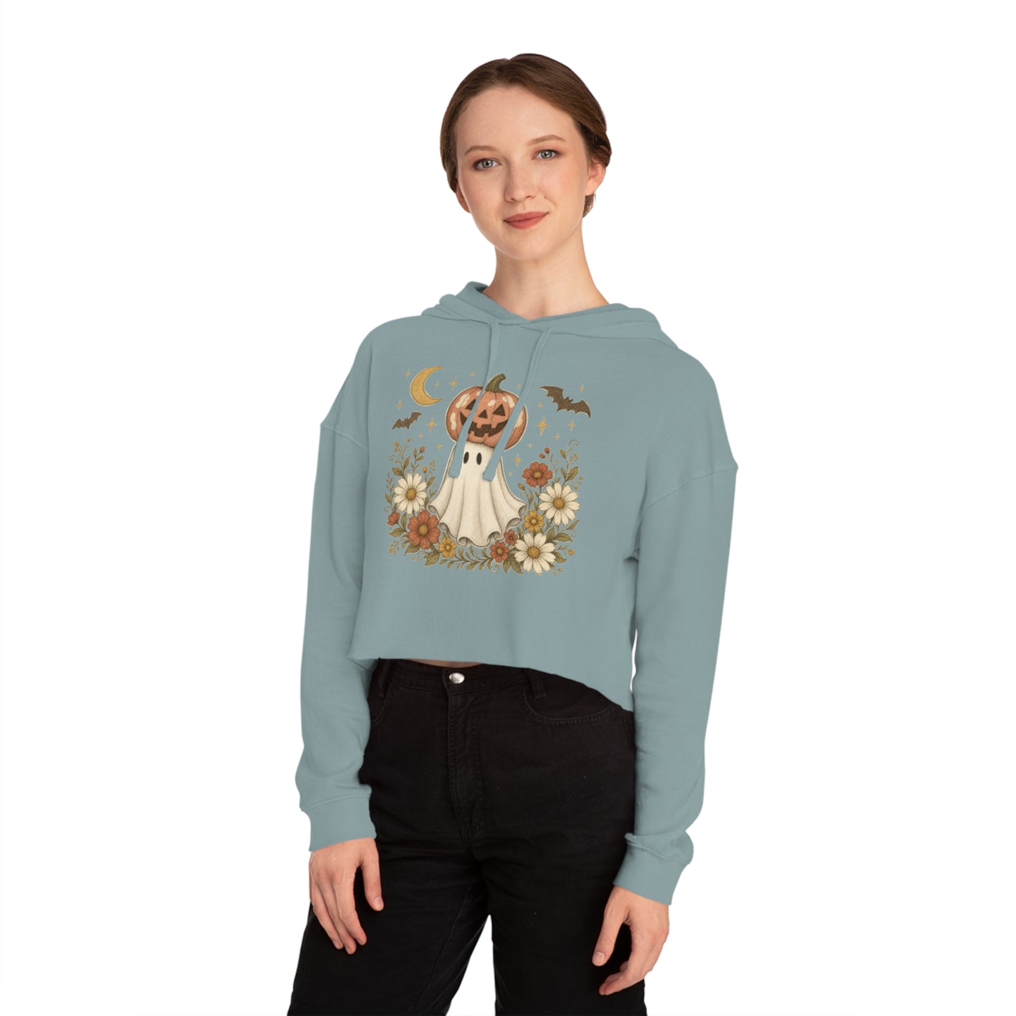 Copy of Fight Like a Cat Cropped Hoodie — Breast Cancer Awareness Women’s Sweatshirt