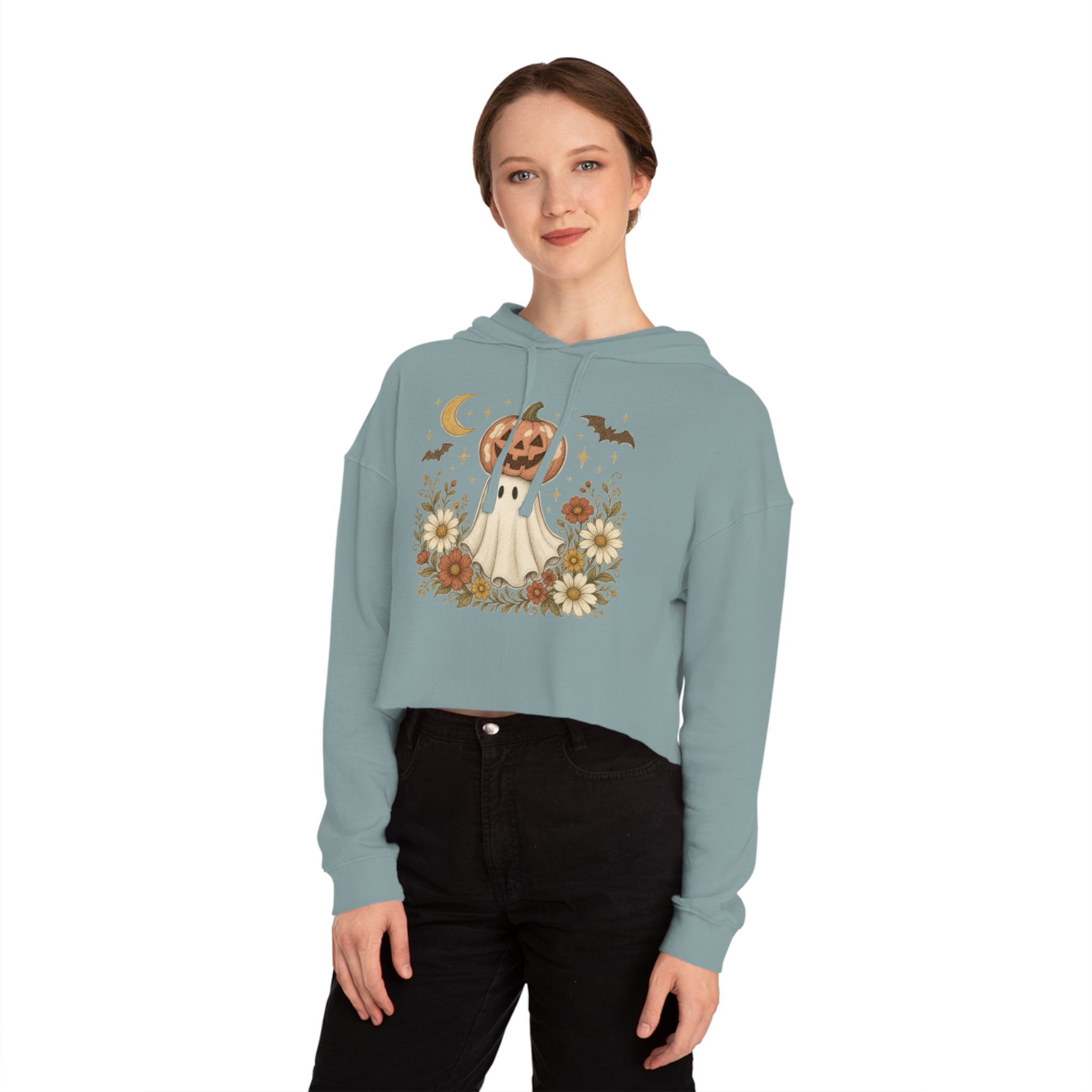 Copy of Fight Like a Cat Cropped Hoodie — Breast Cancer Awareness Women’s Sweatshirt