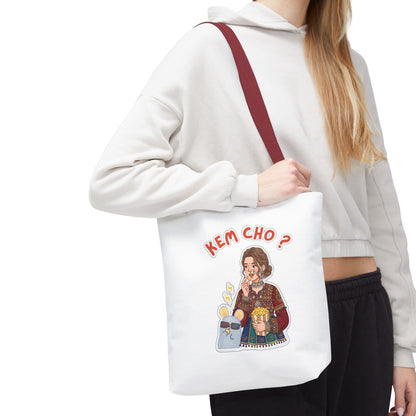 Tote Bag — 'Kem Cho?' Illustrative Gujarati Greeting Tote