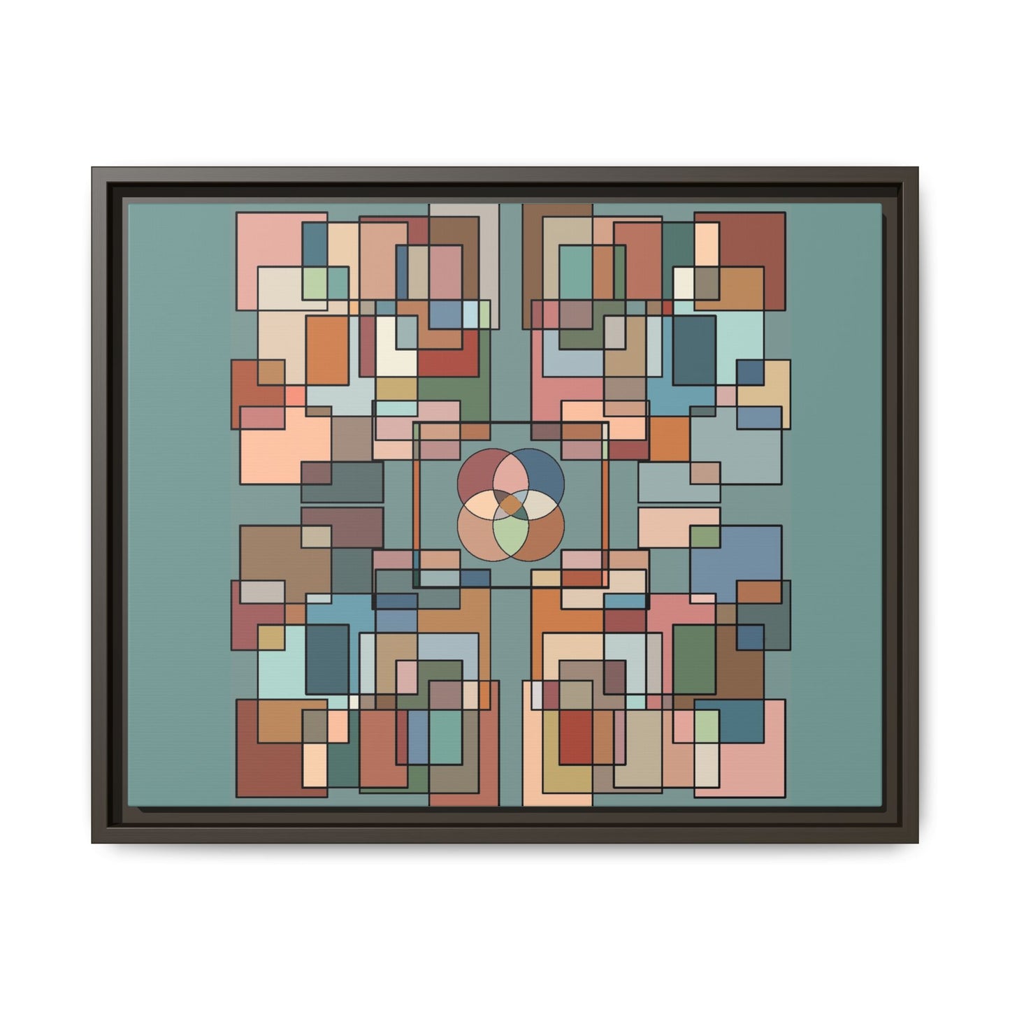 Matte Canvas, Framed (Multi-color)