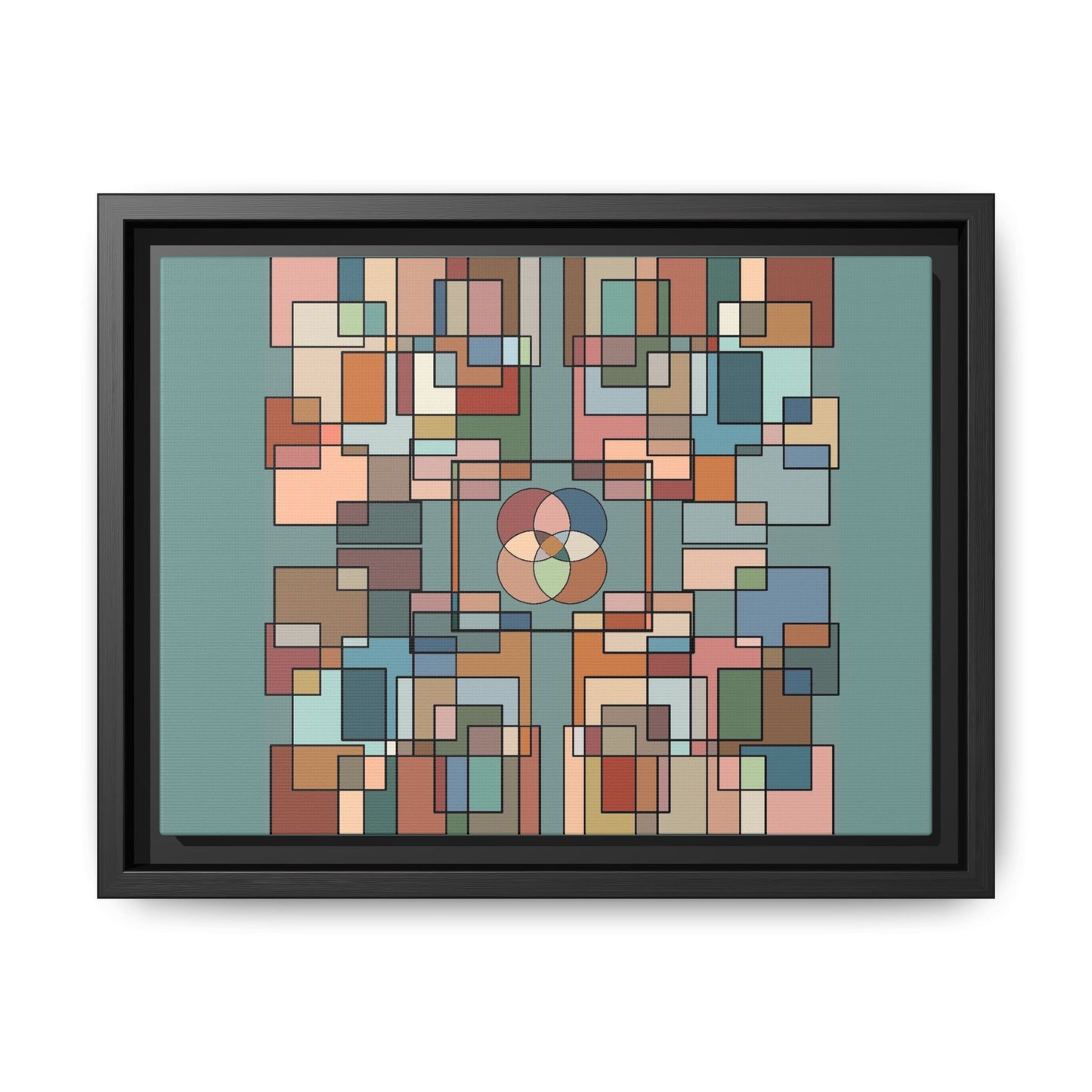 Matte Canvas, Framed (Multi-color)