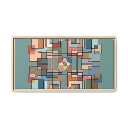 Matte Canvas, Framed (Multi-color)