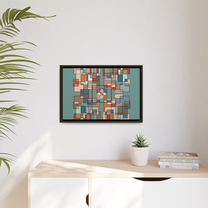 Matte Canvas, Framed (Multi-color)