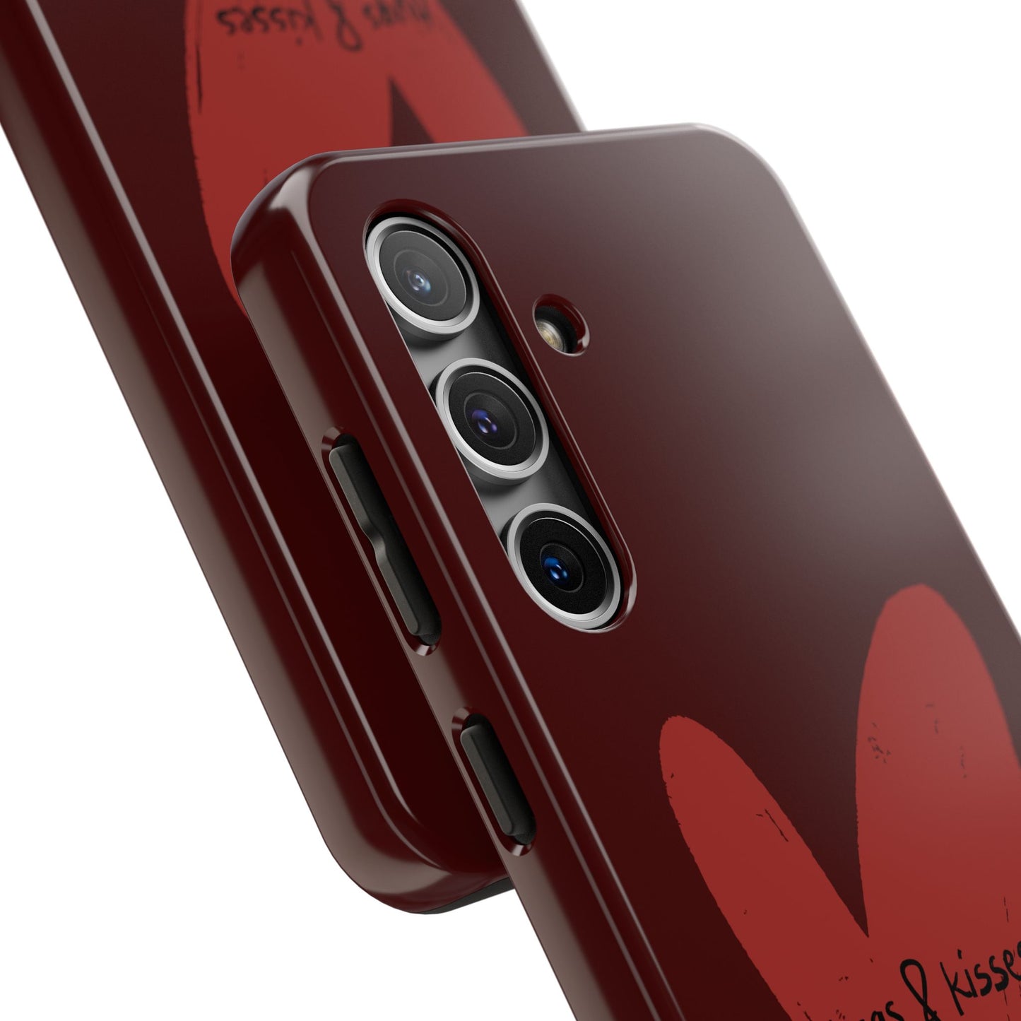 Hugs & Kisses Heart Tough Phone Case