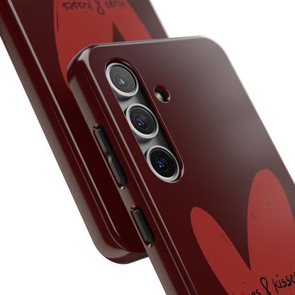 Hugs & Kisses Heart Tough Phone Case