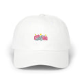 Dad Cap — 'Good Vibes' Embroidered White Baseball Hat