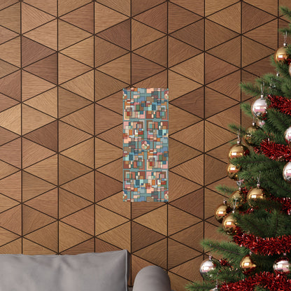 Abstract Geometric Poster — Retro Mid-Century Wall Art