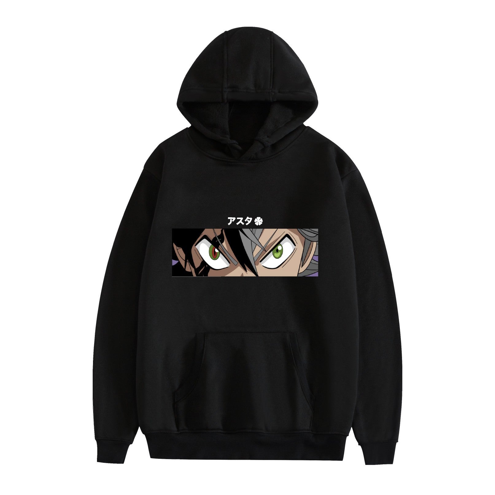 Black Clover Anime Cartoon Hooded Sweatshirt