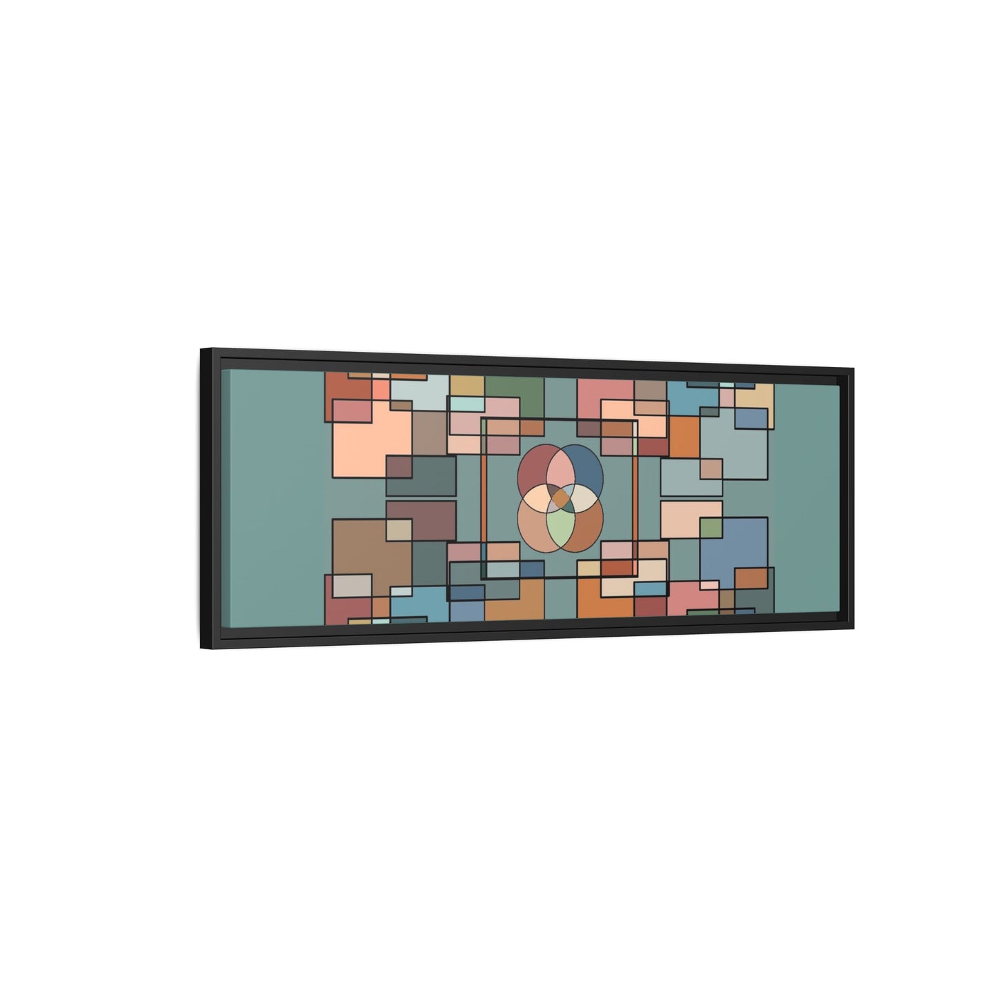 Matte Canvas, Framed (Multi-color)