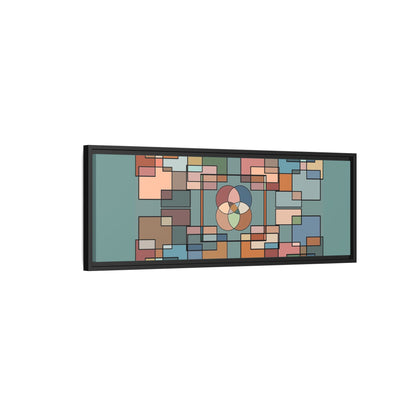 Matte Canvas, Framed (Multi-color)