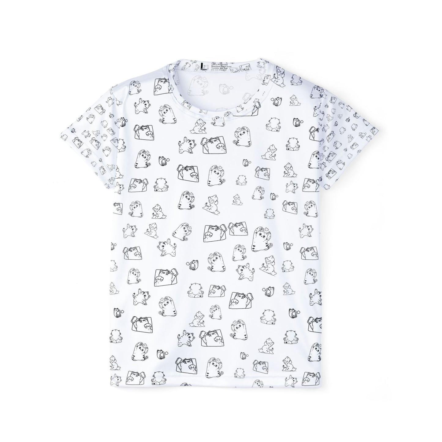 Women’s Sports Jersey — cute cat  Pattern All-Over Print