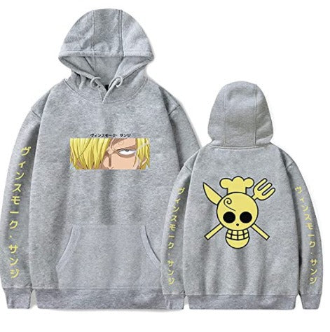 One Piece, Sauron Anime plush loose hoodie, cross-border hoodie, anime hoodie
