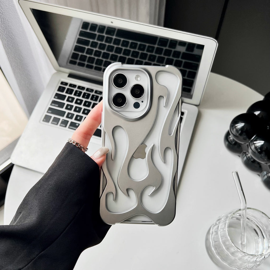 Dissipation thermique d'été ajourée adaptée à la coque de téléphone iPhone 16 Promax Coque de protection Apple 13 simple anti-chute