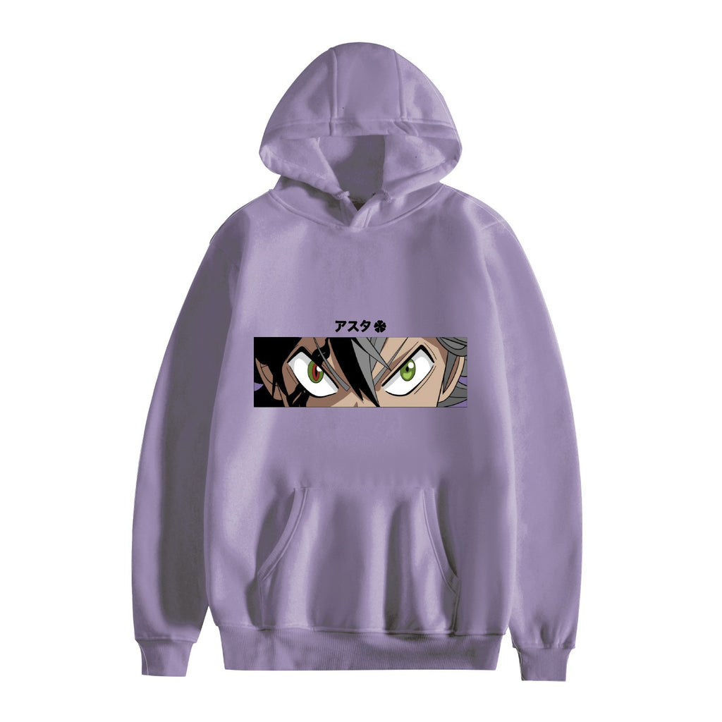 Black Clover Anime Cartoon Hooded Sweatshirt