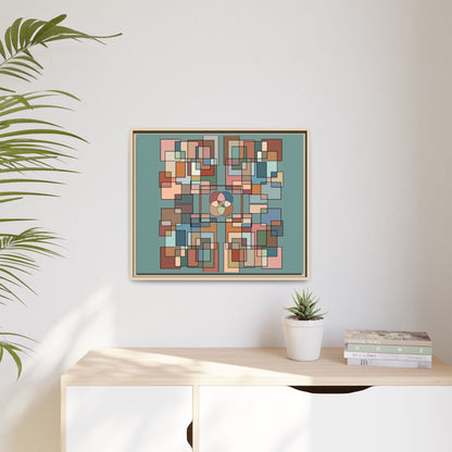 Matte Canvas, Framed (Multi-color)
