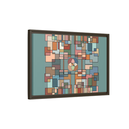 Matte Canvas, Framed (Multi-color)