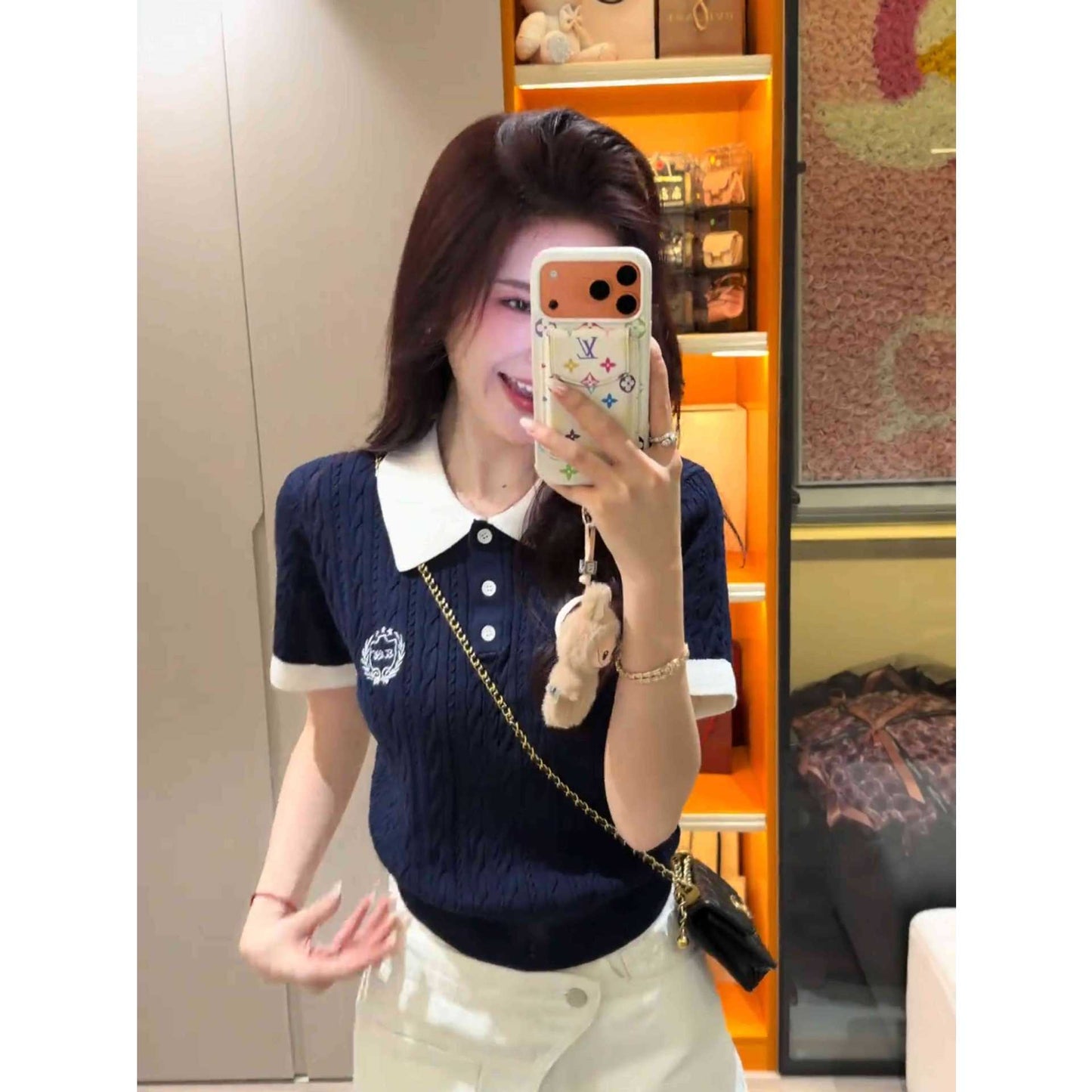 Polo Neck Short Sleeve for Women