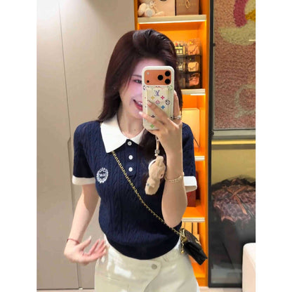 Polo Neck Short Sleeve for Women