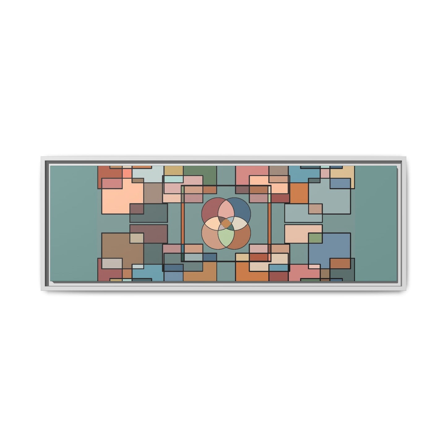 Matte Canvas, Framed (Multi-color)