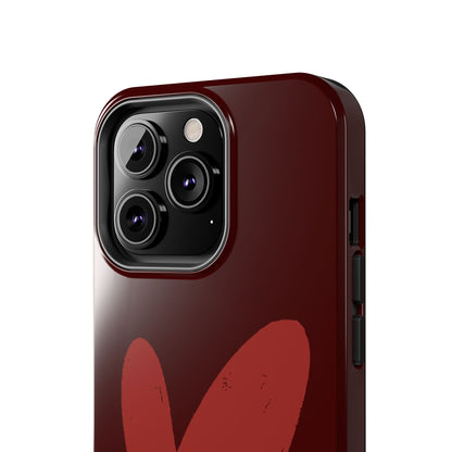 Hugs & Kisses Heart Tough Phone Case