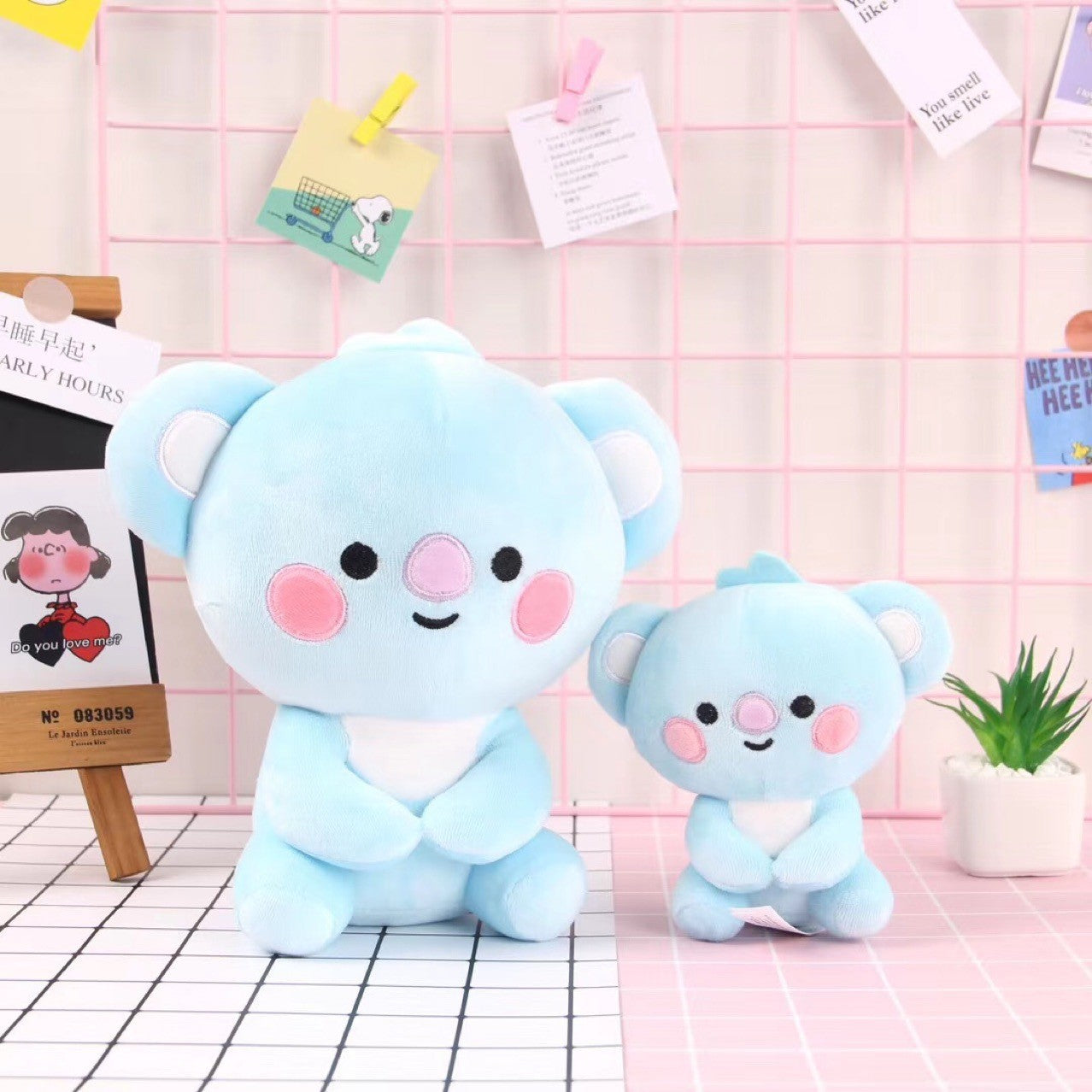 Department of the new bulletproof youth group BT21 Baby plush sitting doll cute BTS animation around dolls