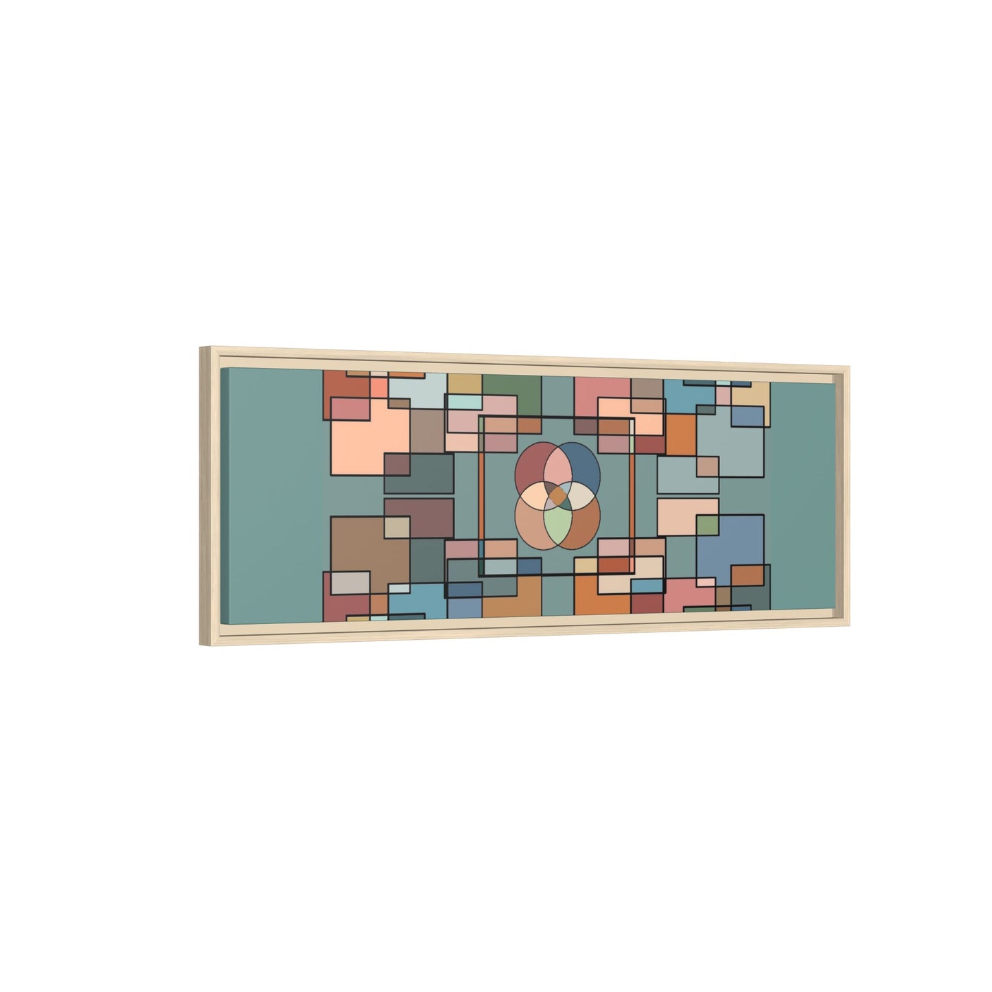 Matte Canvas, Framed (Multi-color)