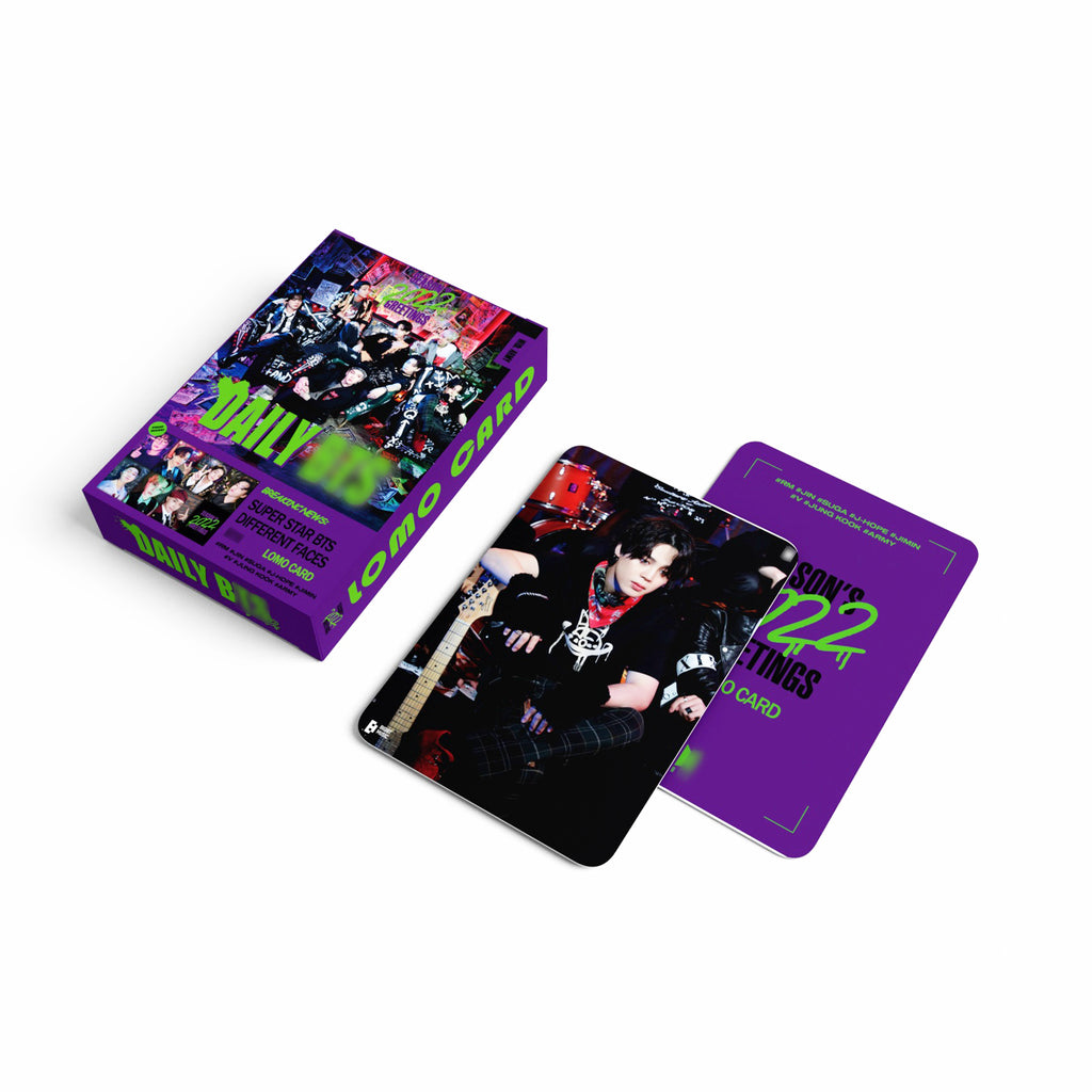 BTS lomo card SEASON'S GREETINGS collection photo card postcard 55 pieces