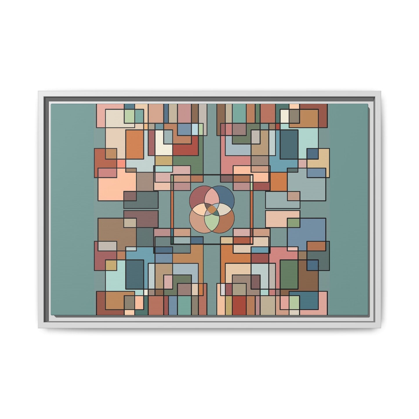 Matte Canvas, Framed (Multi-color)