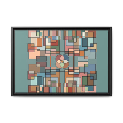 Matte Canvas, Framed (Multi-color)
