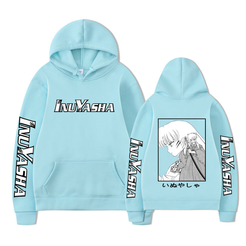 Hooded Sweatshirt with Anime Design, Casual and Creative Hoodie