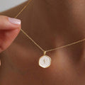 Collier Croix Goutte d'Huile Croix pour Femmes