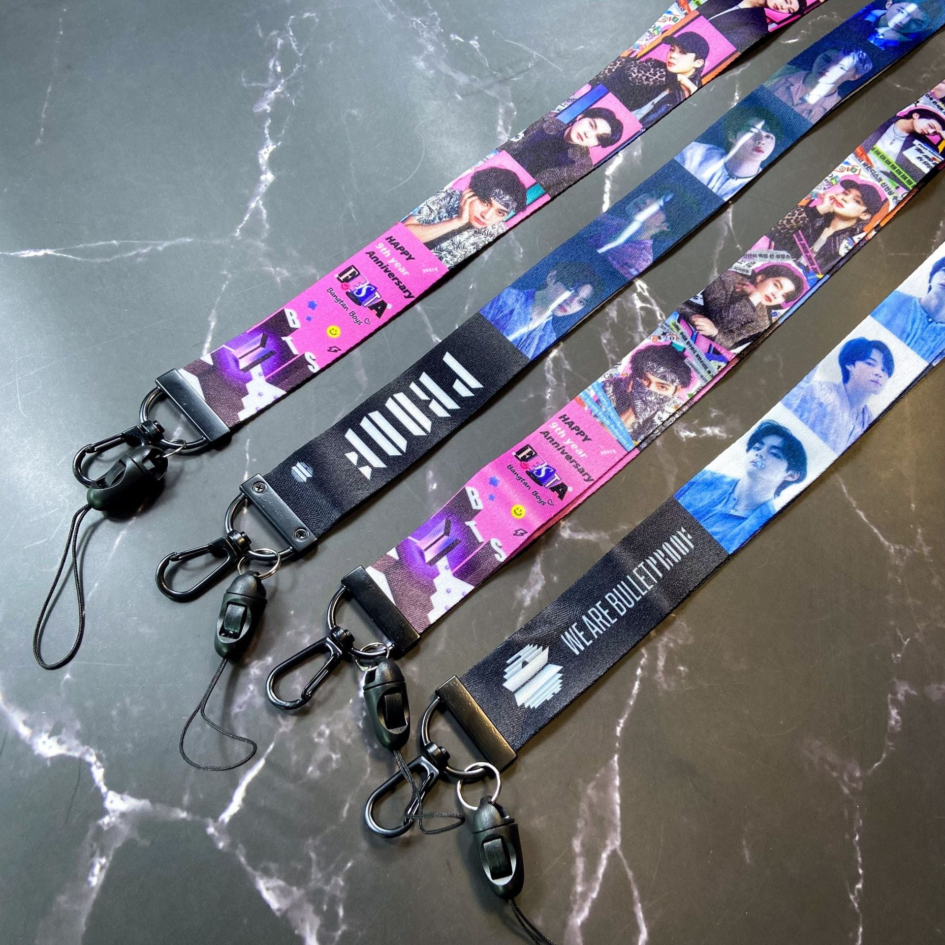 BTS new album "Proof" Lanyard 9th Anniversary Park Jimin Peripheral Ornament Mobile Lanyard