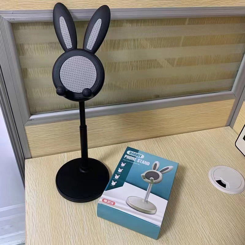 Dessin animé Petit Lapin Support de Téléphone Portable de Bureau Support de Tablette pour Drama en Direct Support de Tablette pour Étudiant Paresseux Cadeau