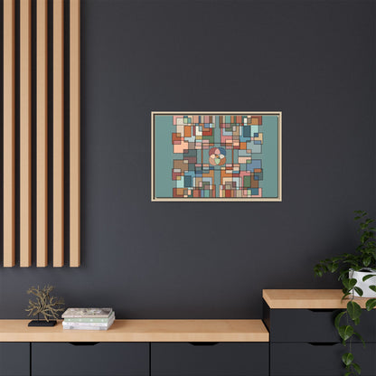 Matte Canvas, Framed (Multi-color)