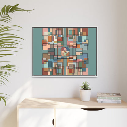 Matte Canvas, Framed (Multi-color)