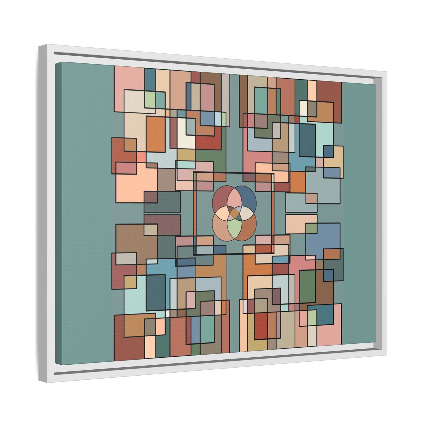 Matte Canvas, Framed (Multi-color)