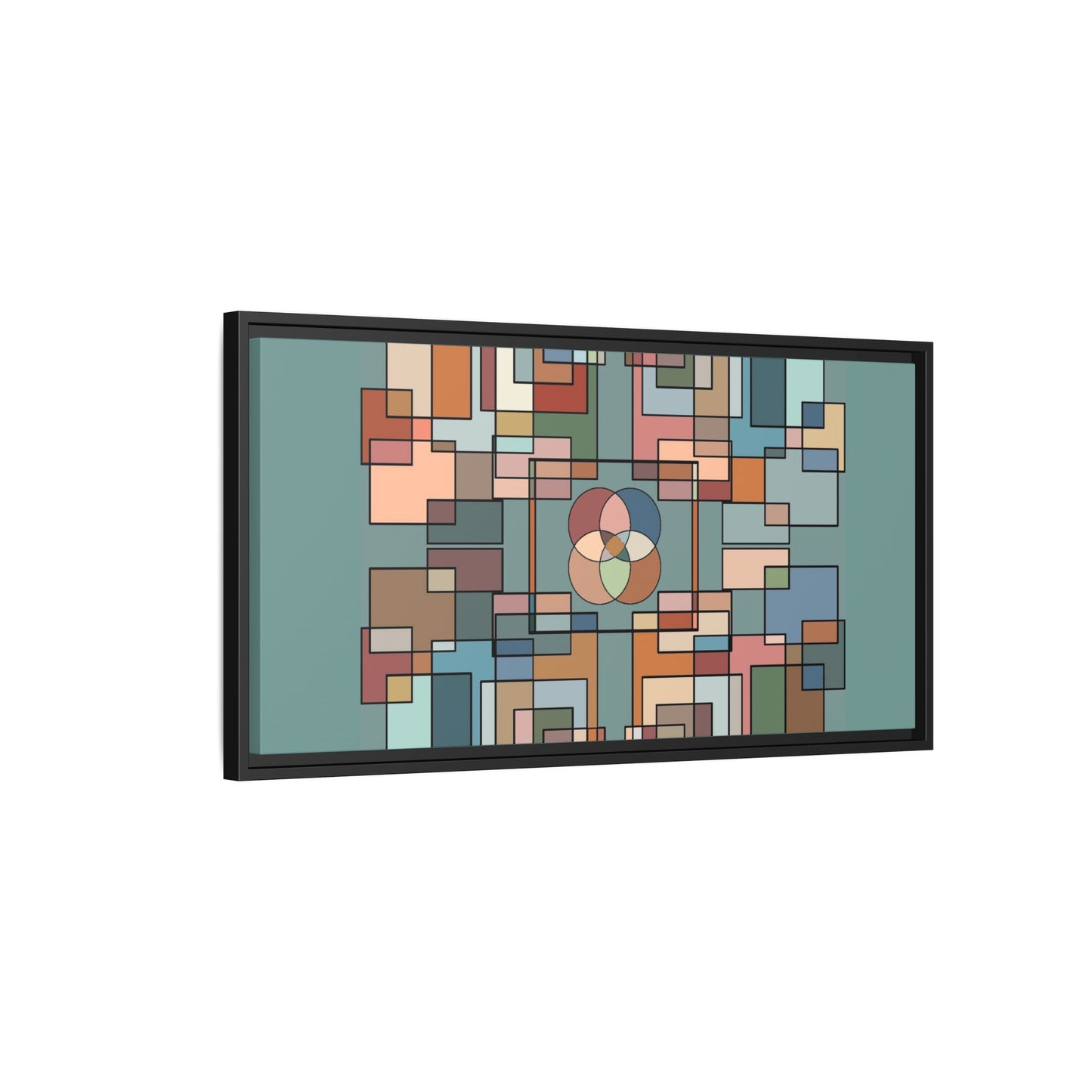 Matte Canvas, Framed (Multi-color)