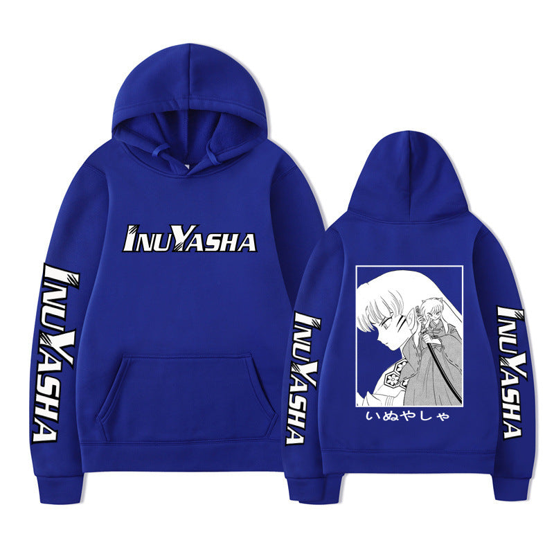 Hooded Sweatshirt with Anime Design, Casual and Creative Hoodie