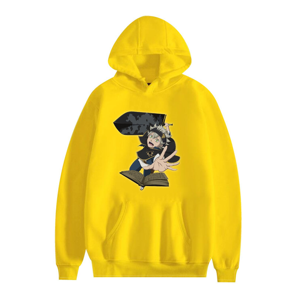 Black Clover Anime Cartoon Hooded Sweatshirt