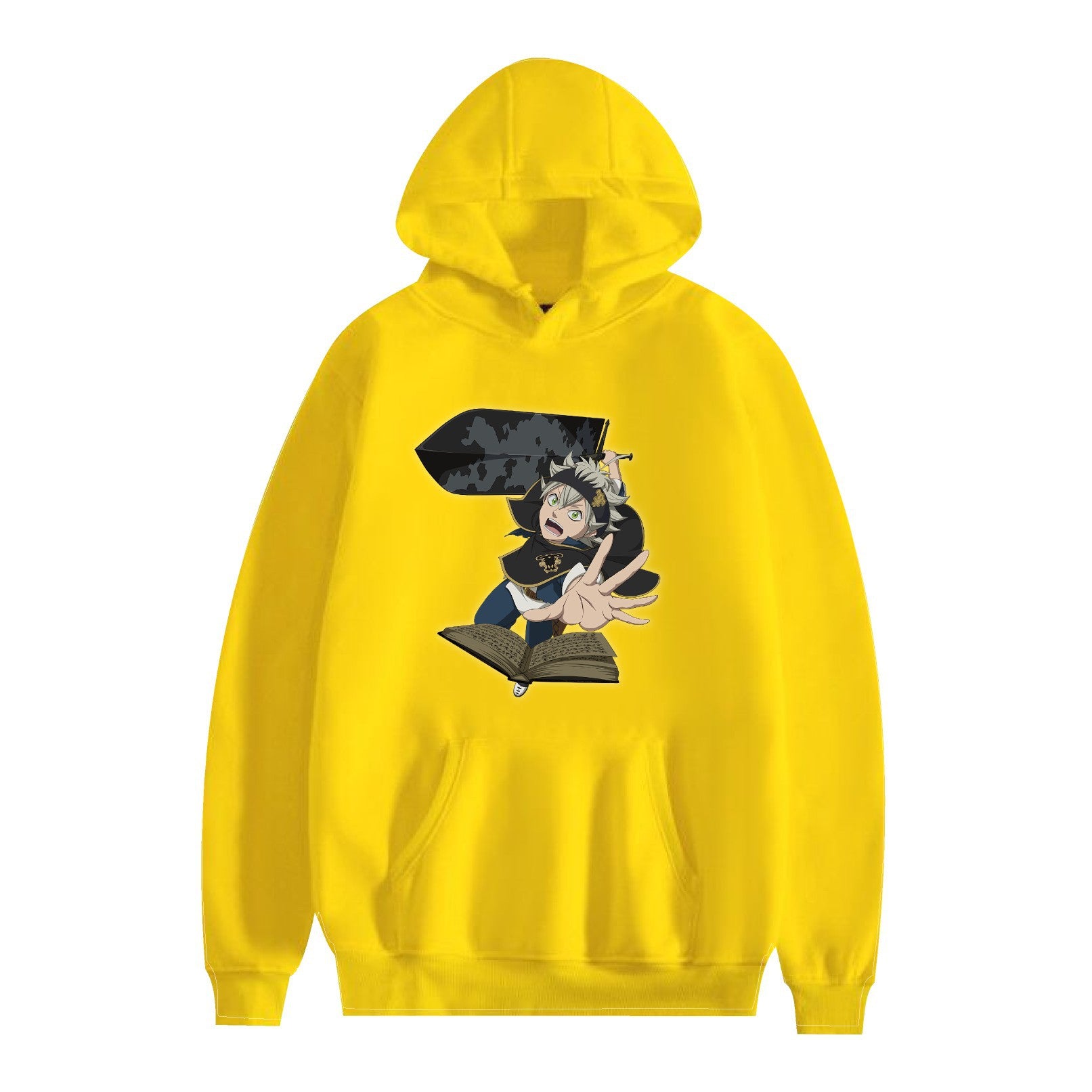 Black Clover Anime Cartoon Hooded Sweatshirt