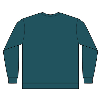 Artistic Fashion Sketch Long Sleeve Tee — Watercolor Figure Illustration