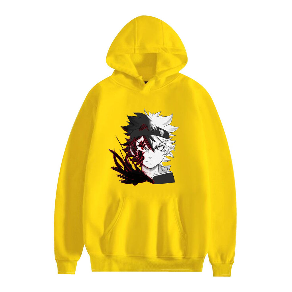 Black Clover Anime Cartoon Hooded Sweatshirt