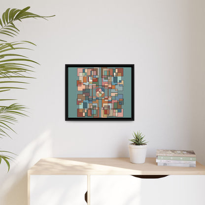 Matte Canvas, Framed (Multi-color)