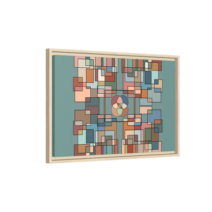 Matte Canvas, Framed (Multi-color)