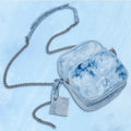 BTS Art Backpack Personality Student Shoulder Bag Tie-Dye Denim Handbag