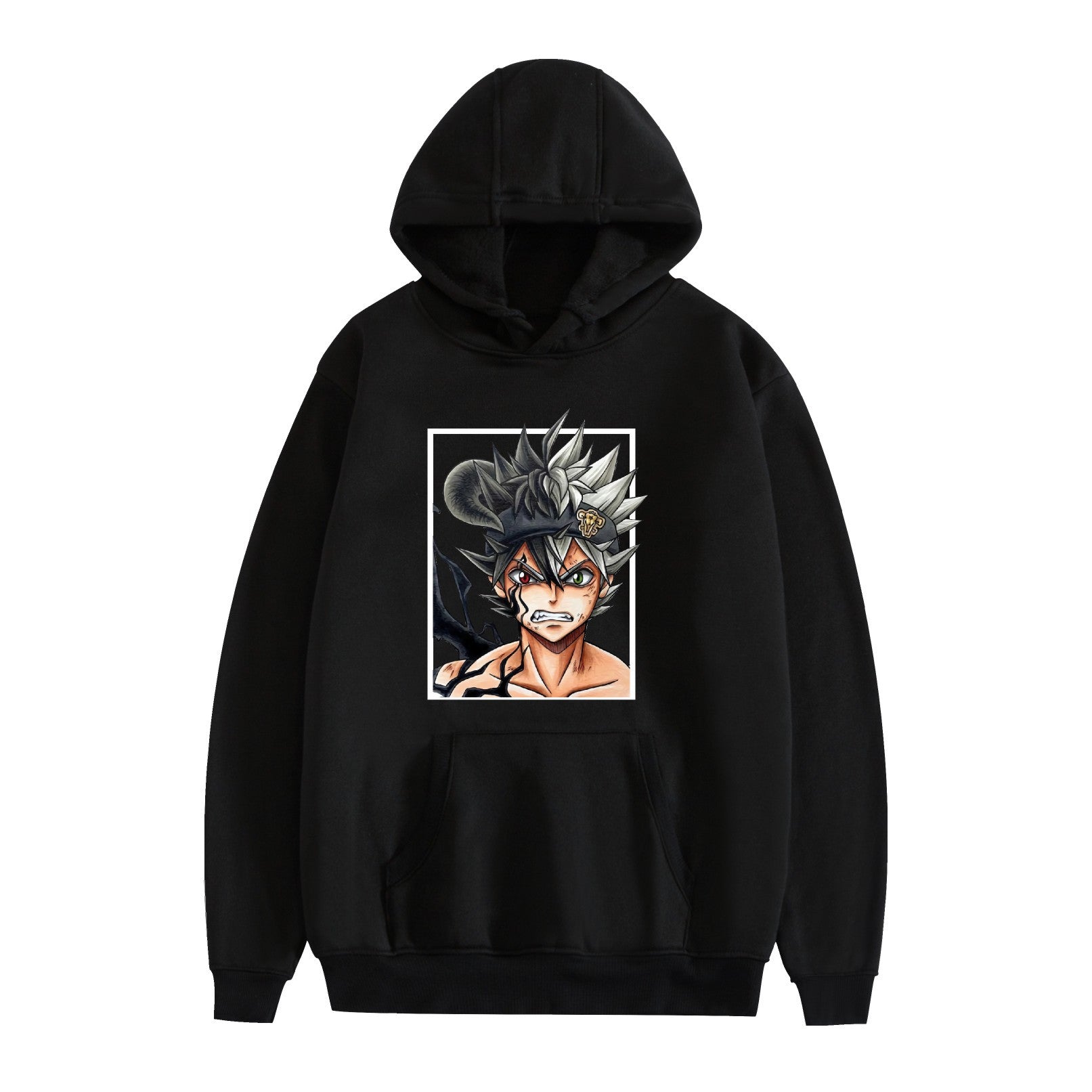 Black Clover Anime Cartoon Hooded Sweatshirt