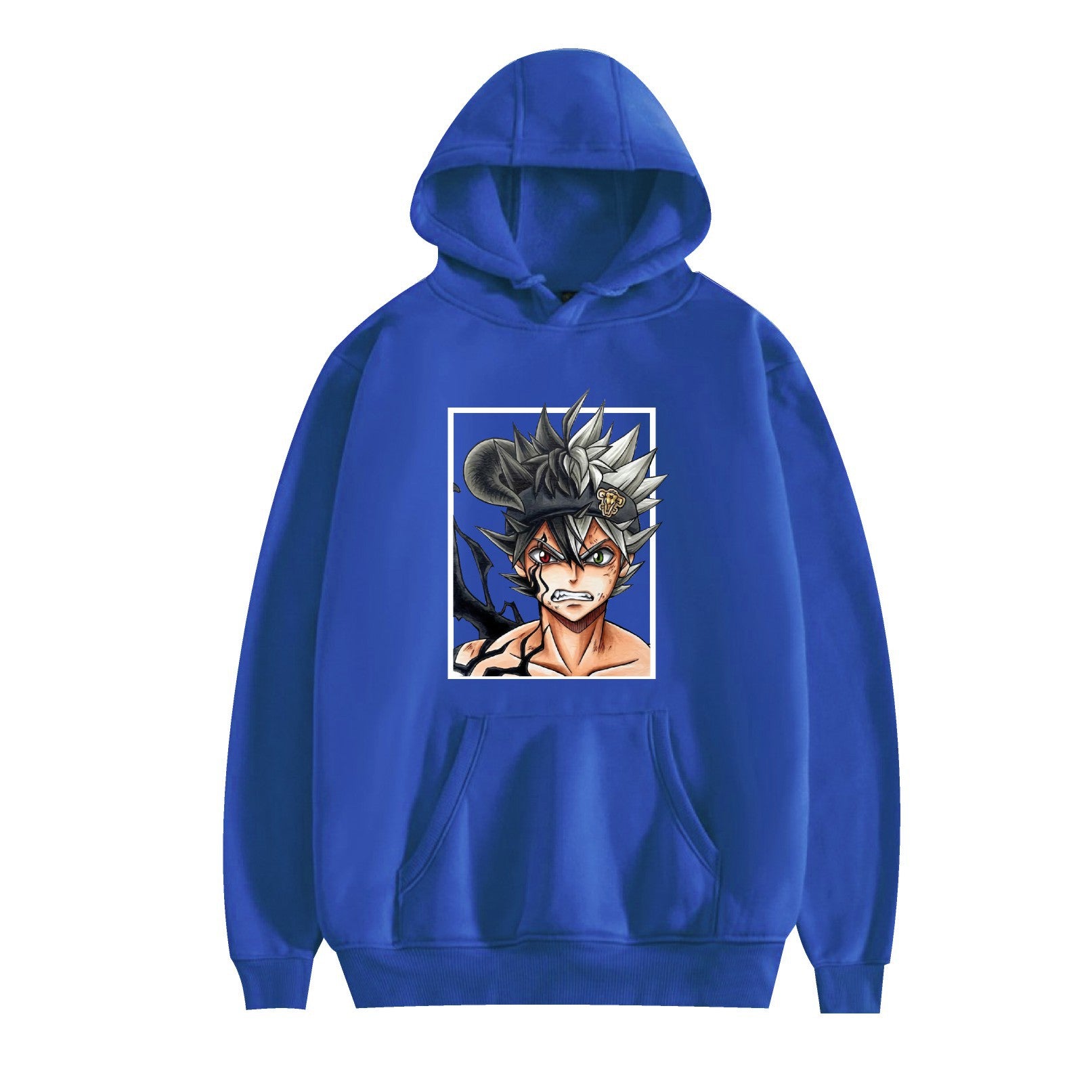 Black Clover Anime Cartoon Hooded Sweatshirt