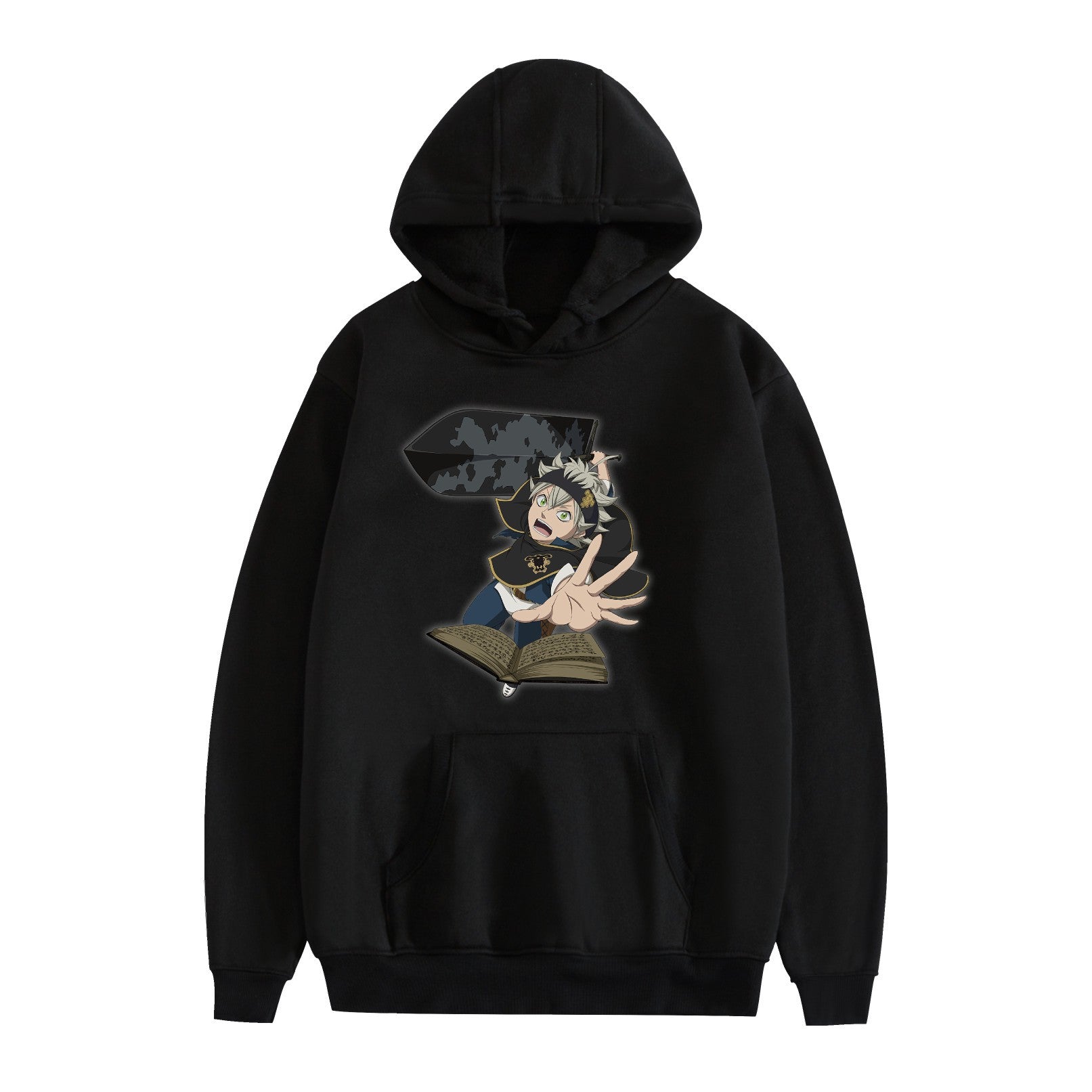 Black Clover Anime Cartoon Hooded Sweatshirt