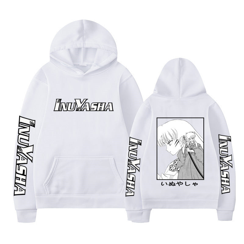 Hooded Sweatshirt with Anime Design, Casual and Creative Hoodie