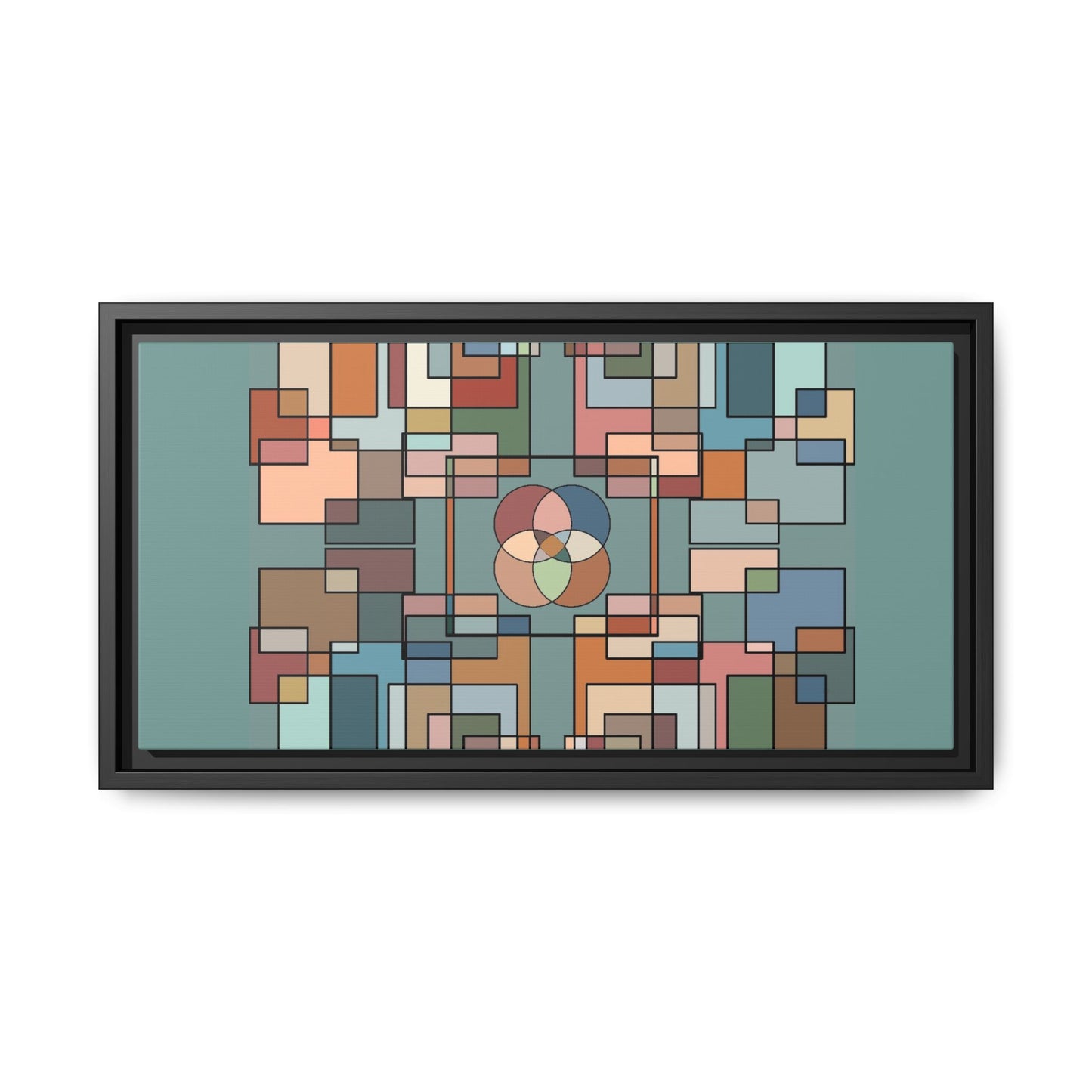 Matte Canvas, Framed (Multi-color)